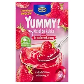 Kisiel - Krüger Yummy! Kisiel do kubka smak truskawkowy 30 g - miniaturka - grafika 1
