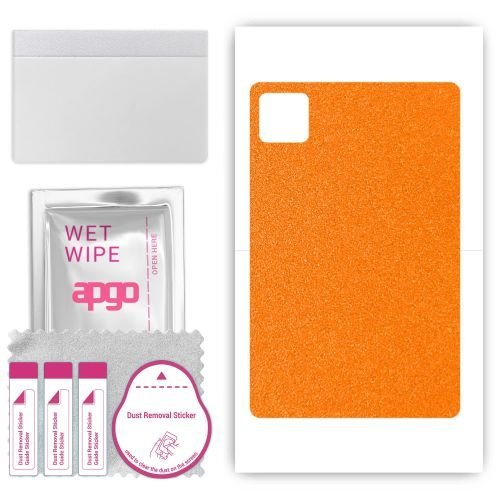 folia naklejka skórka strukturalna na TYŁ do Xiaomi Pad 6 Pro - Pomarańczowy Pastel Matowy - apgo SKINS