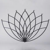 Wieszaki i stojaki - Wieszak ścienny Lotos L - Czarny - miniaturka - grafika 1