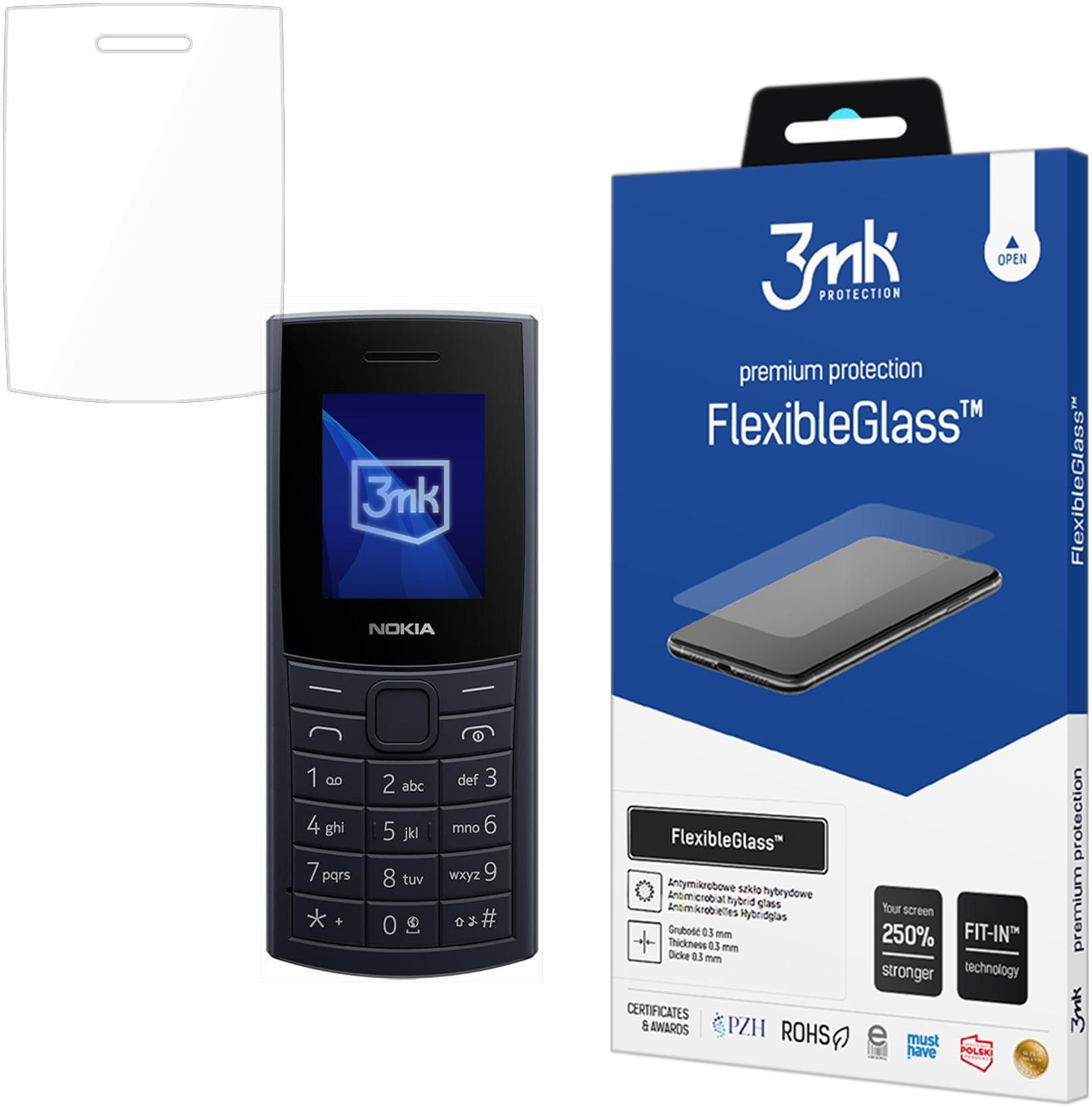 NOKIA 110 4G 2023 - 3MK FLEXIBLEGLASS