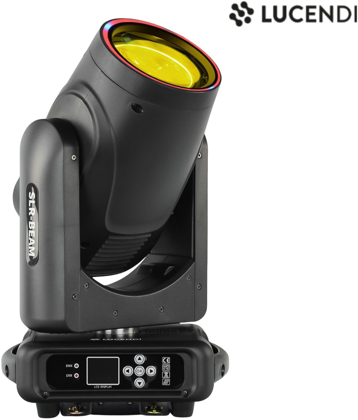 Lampa studyjna Krups Głowa ruchoma SLR-BEAM 12R 295W RING pryzmat zoom Lucendi one size