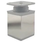 Zawiasy, okucia i inne akcesoria - Noga meblowa DAKP-27 60 mm chrom STAHL - miniaturka - grafika 1