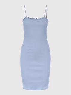 Sukienki - Pieces Sukienka letnia Tegan 17113889 Niebieski Slim Fit - grafika 1