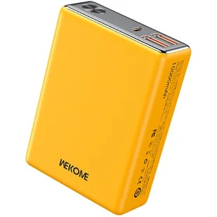 Powerbank WEKOME WP-27 Tint Series 20W/22.5W 10000 mAh Żółty - Powerbanki - miniaturka - grafika 1
