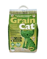 Żwirek dla kotów - GRAIN CAT 96 l (4 x 24 l) naturalny zbożowy żwirek zbrylający - miniaturka - grafika 1