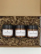 Świece - Zestaw Świec Sojowych w Brązowym Szkle - miniaturka - grafika 1