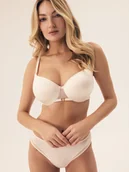 Biustonosze - Biustonosz usztywniany Influensa Esotiq kremowy 70H - miniaturka - grafika 1