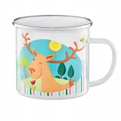Kubki dla dzieci - 43101 Kubek emaliowany Forest Team 520 ml Miś i Renifer AMBITION JUNIOR - miniaturka - grafika 1