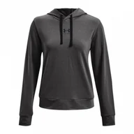 Bluzy sportowe damskie - Damska bluza treningowa UNDER ARMOUR Rival Terry Hoodie - miniaturka - grafika 1