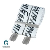 Dodatki do ubrań - Szelki do spodni Muzyczne Nuty BR-014 - miniaturka - grafika 1