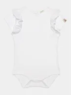 Body dla niemowląt - United Colors Of Benetton Body dziecięce 3P4ZAB00D Biały Regular Fit - miniaturka - grafika 1