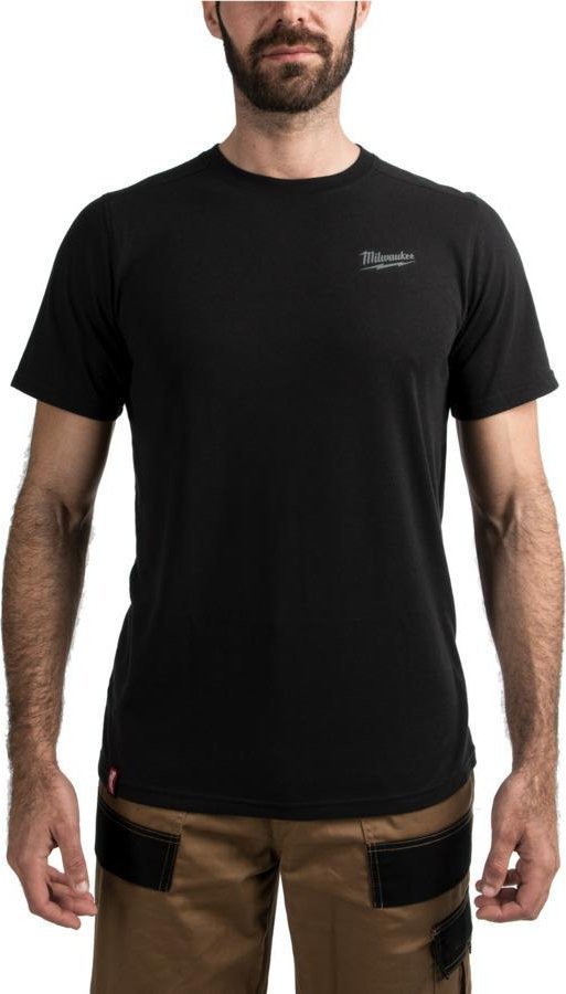 Milwaukee MILWAUKEE T-SHIRT Z KRÓTKIM RĘKAWEM - CZARNY HTSSBL-S