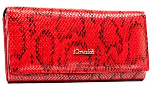 Czerwony duży klasyczny portfel damski na zatrzask 4U CAVALDI skóra naturalna i ekologiczna pojemny rozbudowany bilon na bigiel elegancki na prezent - Portfele Czerwony duży klasyczny portfel damski na zatrzask 4U CAVALDI skóra naturalna i ekologiczna pojemny rozbudowany bilon na bigiel elegancki na prezent - Portfele - miniaturka - grafika 1