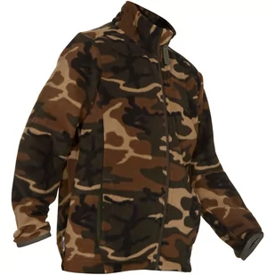 Polar dla dzieci Solognac 100 camo - Odzież trekkingowa dziecięca - miniaturka - grafika 1