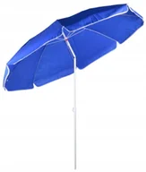 Parasole ogrodowe - Parasol plażowy ogrodowy przeciwsłoneczny 180 cm niebieski - miniaturka - grafika 1