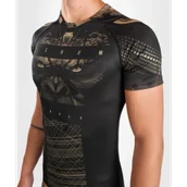 Kimona, stroje i obuwie - Venum Rashguard Gorilla Jungle Krótki Rękaw Black/Sand - miniaturka - grafika 1