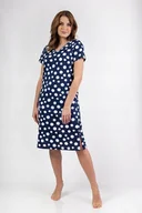 Bielizna nocna - REGINA KOSZULKA DAMSKA 157 M GRANAT - miniaturka - grafika 1