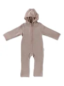 Pajacyki dla niemowląt - Hofbrucker Wełniany kombinezon w kolorze beżowym - miniaturka - grafika 1