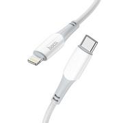 Kable USB - Hoco Kabel Usb-C Do Iphone Lightning 8-Pin Power Delivery Pd20w Ferry X70 1m Biały - miniaturka - grafika 1