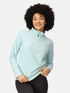 Odzież trekkingowa damska - Regatta Polar Montes RWA240 Niebieski Regular Fit - miniaturka - grafika 1