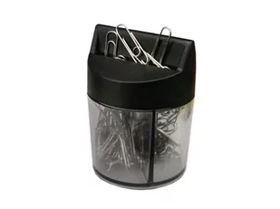 Spinacze 28mm srebrne pudełko magnetyczne 100 sztuk - Przybory szkolne - miniaturka - grafika 1