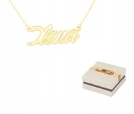 Naszyjniki - Złoto 585 Złoty Naszyjnik Imię Ilona 14 karatów ZN41 - miniaturka - grafika 1