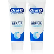 Pasty do zębów - Pasta do zębów ORAL-B Pro-Science Gum & Enamel Repair Fresh White 75 ml 2 szt. - miniaturka - grafika 1