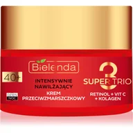 Kremy do twarzy - Bielenda, Super Trio, Krem z retinolem i Vit C+Kolagen 40+ - miniaturka - grafika 1