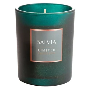 Świeca zapachowa Salvia o zapachu drzewno ziołowo morskim w szkle ozdobnym 200g LIMITED COLLECTION Eurofirany - Świece - miniaturka - grafika 1