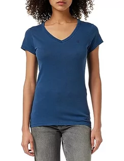 Koszulki i topy damskie - G-STAR RAW Eyben Slim Top Over Dyed damska, Niebieski (Rank Blue Gd D21314-b059-g084), XS - grafika 1