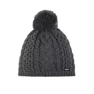 Czapki damskie - Damska czapka zimowa z pomponem Eisbar Afra Pompon MU anthracite - ONE SIZE - miniaturka - grafika 1