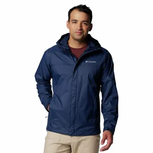 Męska kurtka przeciwdeszczowa Columbia Watertight II Jacket collegiate navy - L - Kurtki męskie - miniaturka - grafika 1