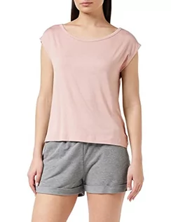 Koszulki i topy damskie - Calvin Klein Damski top od piżamy z szeroką szyją, S/S, Stonowany, M - grafika 1