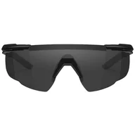 Okulary sportowe - Okulary Wiley X Saber Advanced 317 smoke / clear, czarne oprawki - miniaturka - grafika 1