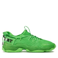 Sneakersy damskie - Sneakersy PHILIPP PLEIN SADS USC0522 STE003N Zielony - miniaturka - grafika 1