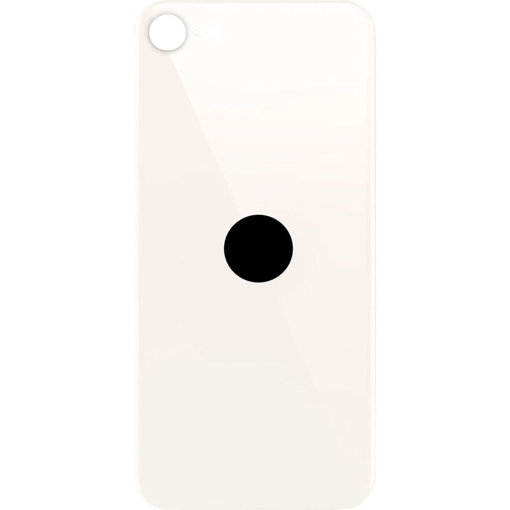 Tylna szyba klapka baterii iPhone SE 2022, biała