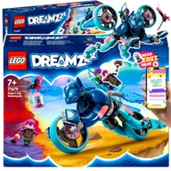 Klocki - LEGO® DREAMZzz Koci motocykl Zoey • 2 modele w 1 • Kot do przebudowywania i super motor (71479) Lego Dla Chłopca i Dziewczynki + EBOOK - miniaturka - grafika 1