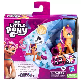 Hasbro, My Little Pony, figurka Sunny Starscout, Magia Cutie Marks + 20 akcesoriów, F5250 - Figurki dla dzieci - miniaturka - grafika 1
