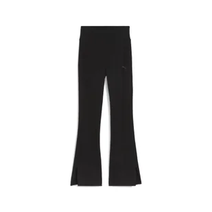 Damskie rozkloszowane legginsy HER z wysokim stanem PUMA Black - Spodnie sportowe damskie - miniaturka - grafika 1