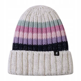 Czapka dziecięca w paski z wełną merino Reima Vilke 58 - Czapki dla dzieci - miniaturka - grafika 1