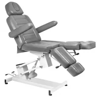 Fotele kosmetyczne - ACTIVESHOP FOTEL KOSMETYCZNY ELEKTR. AZZURRO 706 PEDI 1 SILN. SZARY AS_118763 - miniaturka - grafika 1