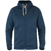 Bluzy sportowe męskie - Męska bluza Fjällräven Övik Fleece Hoodie M Rozmiar: M / Kolor: niebieski - miniaturka - grafika 1