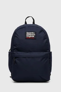Superdry plecak damski kolor granatowy duży gładki - Plecaki - miniaturka - grafika 1