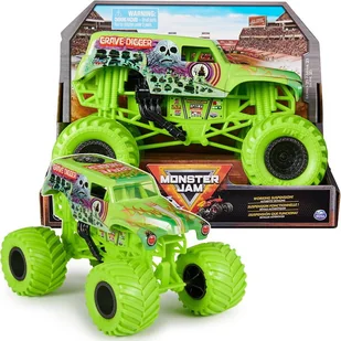 MONSTER JAM Pojazd Terenowy Grave Digger Zielony - Samochody i pojazdy dla dzieci - miniaturka - grafika 1