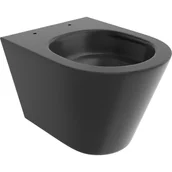 Miski WC - Mexen Rico miska wc Rimless Tornado, czarna mat - 3372XX85T - miniaturka - grafika 1