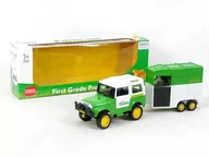 Samochody i pojazdy dla dzieci - ICOM Auto z przyczepką 32cm Farm-set - miniaturka - grafika 1