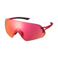 Okulary sportowe - Okulary rowerowe Shimano CE-ARLP1-RD | METALLIC RED - miniaturka - grafika 1