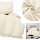 Pościel - Pościel 200 x 220 3cz Satynowa z falbaną Jasir 10 - miniaturka - grafika 1