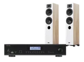 Zestawy stereo - Rotel A14 MKII (czarny) + Diva 5 (dąb) - miniaturka - grafika 1