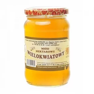 Miód wielokwiatowy nektarowy 500g Rodzinna Pasieka Sudnik - Miód - miniaturka - grafika 1